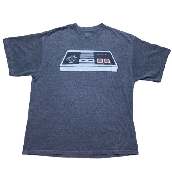 Nintendo Other - NES Nintendo Entertainment System Controller Joystick Gray T-Shirt Men's XL